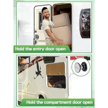 RV Magnetic Door Catch - Easy to Install and Durable