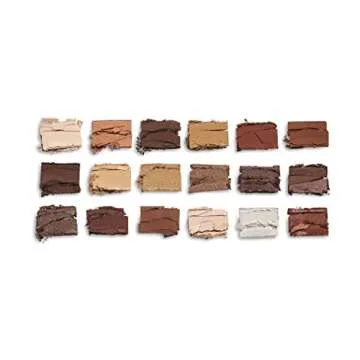 I Heart Revolution I Love Chocolate Eyeshadow Palette, Chocolate S'Mores, Shimmer, Glitter & Matte S...