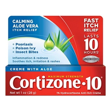 Cortizone 10 Anti-Itch Cream with Aloe, 1 oz Relief