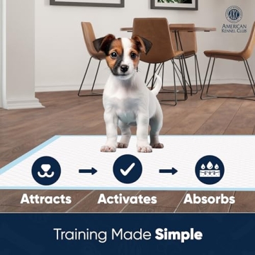 AKC Scented Puppy Training Pads - Absorbent Gel 100 Count