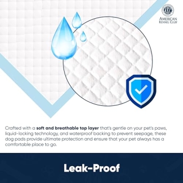 AKC Scented Puppy Training Pads - Absorbent Gel 100 Count