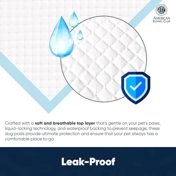 AKC Scented Puppy Training Pads - Absorbent Gel 100 Count