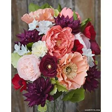 Lia Griffith Extra Fine Crepe Double Sided Paper - Vibrant, High-Quality Crafting Essentials