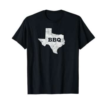 Vintage Retro Texas BBQ Shirt - Perfect for BBQ Lovers and Grill Masters