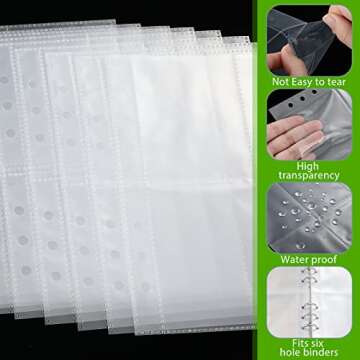 Seed Storage Organizers 80 Resealable Sealing Seed Envelopes Binder Garden Saving Envelope Collecting Template for Vegetable(Cute Style)