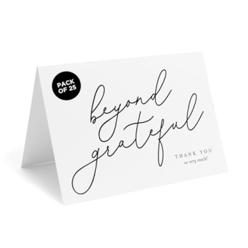 Bliss Collections Thank You Cards with Envelopes, All-Occasion Thank You Cards for Weddings, Bridal ...