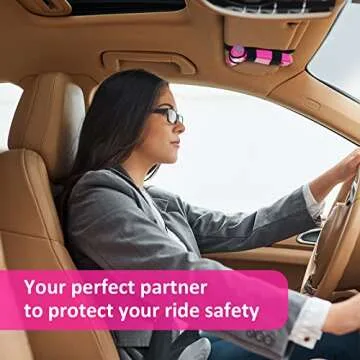 ZEN HON Pink Car Safety Hammer for Women - 3-in-1 Escape Tool