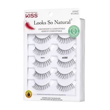 KISS Looks So Natural Eyelashes Sultry 12mm 5 Pairs