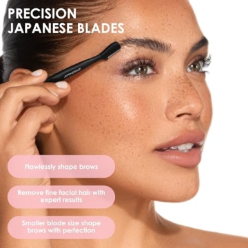 Japonesque Brow Touch Up Razors for Precise Facial Grooming