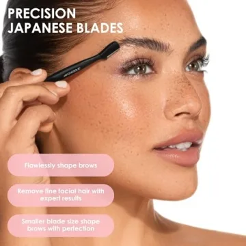 Japonesque Brow Touch Up Razors for Precise Facial Grooming