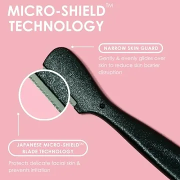 Japonesque Brow Touch Up Razors for Precise Facial Grooming
