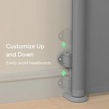 Momcozy Retractable Baby and Dog Gate for Home Safety