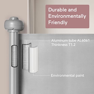 Momcozy Retractable Baby and Dog Gate for Home Safety