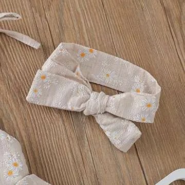 Charming Daisy Playsuits for Baby Girls - Summer Outfit