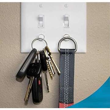 Savvy Home Magnetic Key Rack (2 Pack) | Smart Design for Easy Key Storage