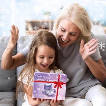 PERRYHOME Frozen Kids Makeup Set 56 Pcs Washable Non-Toxic