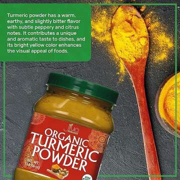 Organic Turmeric Powder 1 Pound - High Curcumin Content