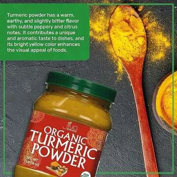 Organic Turmeric Powder 1 Pound - High Curcumin Content