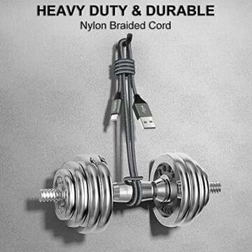 etguuds 6ft USB A to USB C Cable 3A Fast Charging, 2-Pack USB A to USB Type C Charger Cord for iPhone 16 15 Pro/Pro Max/Plus, for Samsung Galaxy S24 S23 S22 S21 S20 S10 A55 A54 Flip Note, Moto, Gray