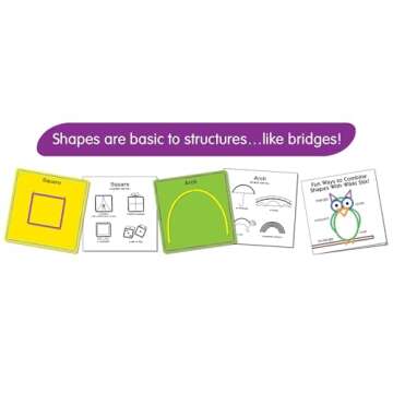 Wikki Stix Basic Shapes Kit Helps Kids Learn Individual Shapes and How to Combine Shapes with Colorful, Hands-on Fun Activities, Made in The USA