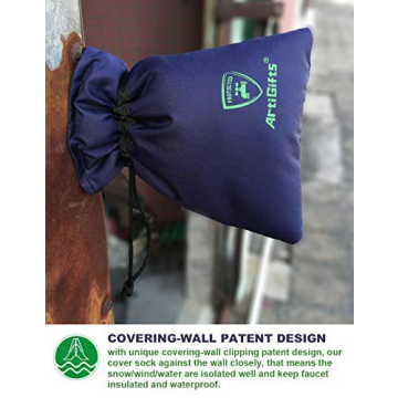 ArtiGifts Pro Outdoor Faucet Cover Socks for Winter Use
