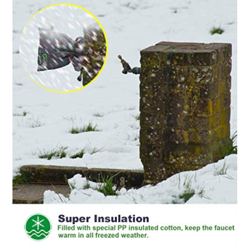 ArtiGifts Pro Outdoor Faucet Cover Socks for Winter Use