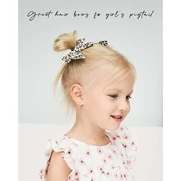 Jollybows 20PCS 3.5 Inches Baby Girls Linen Hair Bows Clips 10 Colors Fully Lined Hair Barrettes Accessories for Babies Infant Toddlers Kids in Pair