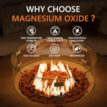 COSIEST Round Fire Pit: 40,000 BTU Outdoor Table