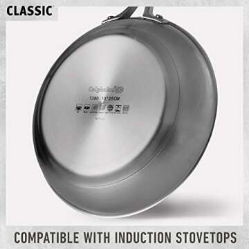 Calphalon Classic Stainless Steel 3.5-Quart Sauce Pan with Cover