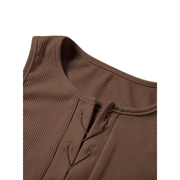 Remidoo Women's Sexy Sleeveless Lace Up Crop Top