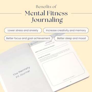Liberate Daily Gratitude Journal – Guided Mental Fitness Journal for Self-Care, Reflection with Prompts – Undated, 90-Day, Daily Journal - As Seen on Shark Tank