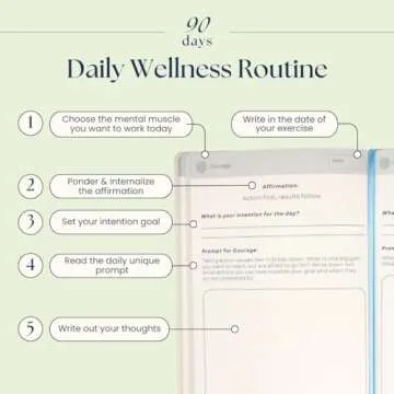 Liberate Daily Gratitude Journal – Guided Mental Fitness Journal for Self-Care, Reflection with Prompts – Undated, 90-Day, Daily Journal - As Seen on Shark Tank