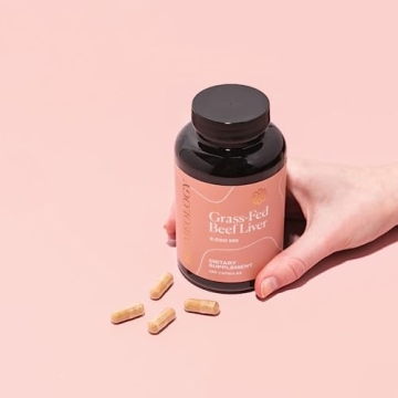 Biomeology Grass-Fed Beef Liver Capsules for Wellness & Fertility
