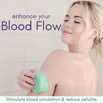 Avilana Silicone Exfoliating Body Scrubber for Smooth Skin