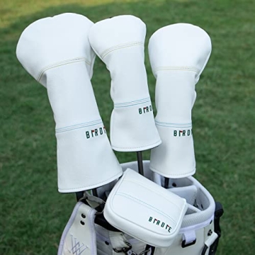 Stylish Golf Headcovers Premium Leather Waterproof Design