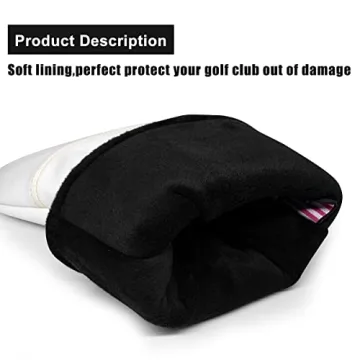 Stylish Golf Headcovers Premium Leather Waterproof Design