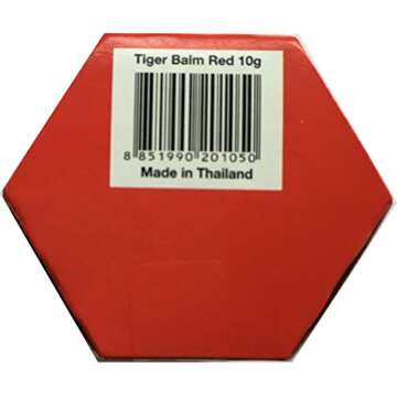 Tiger Balm Red Extra Strength Pain Relieving Ointment, 10g