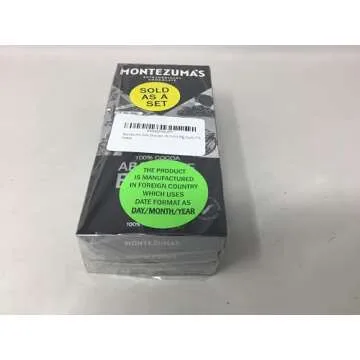 Montezuma Dark Chocolate Absolute Black 100% Cocoa 90g (Pack of 3)