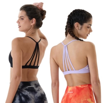 AUROLA Mercury Sports Bras with Removable Pads for Women