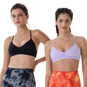 AUROLA Mercury Sports Bras with Removable Pads for Women
