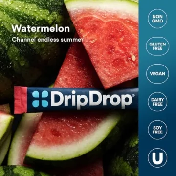 DripDrop Hydration Powder - Watermelon Electrolyte Drink Mix