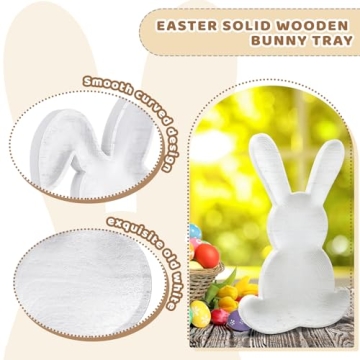 Charming Bunny Serving Trays for Easter Celebrations