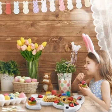 Charming Bunny Serving Trays for Easter Celebrations