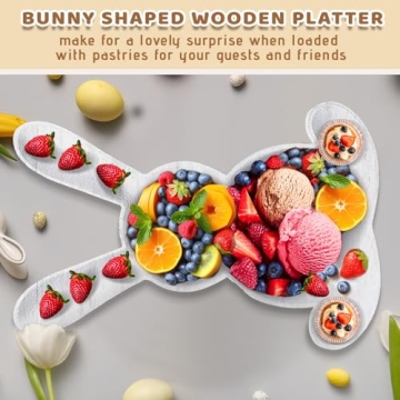 Charming Bunny Serving Trays for Easter Celebrations