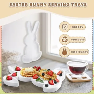 Charming Bunny Serving Trays for Easter Celebrations