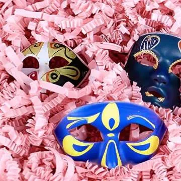 1 Lb Light Pink Crinkle Shredded Filler Paper for Gifts