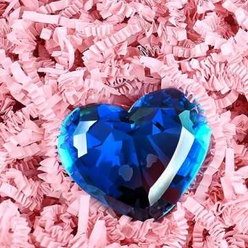 1 Lb Light Pink Crinkle Shredded Filler Paper for Gifts