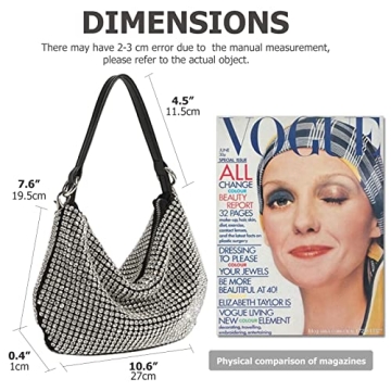 Sweetovo Sparkly Rhinestone Evening Bag for Women