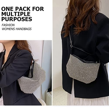 Sweetovo Sparkly Rhinestone Evening Bag for Women