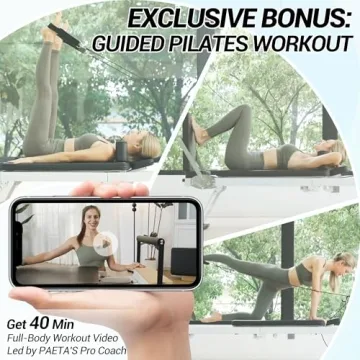 PAETA Foldable Pilates Reformer for All Fitness Levels